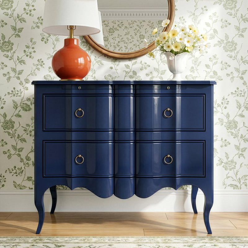 Birch Lane™ Lanora Solid Wood 2 - Drawer Accent Chest & Reviews
